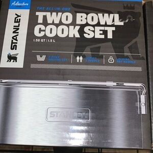 BNWOT 2 Bowl Camping Cook Set by Stanley Stainless Steel